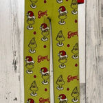 The Grinch Christmas Jogger leggings Green Fleece Unisex S/M Holiday Photo 0