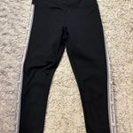 Juicy Couture  Black Sport Leggings with Athletic Stripes Size M Photo 0