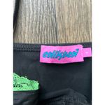 Edikted Black and Green Lace Trim Cropped Tank Size Small Photo 6