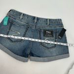Silver Jeans Co Silver Jeans BRITT Shorts Low Rise Denim Women’s W33/L4” Blue Jean Roll Cuff NWT Photo 2