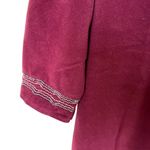 Vanity Fair Womens Maxi Embroidered Robe Vintage House Coat Embroidered Size M Photo 7