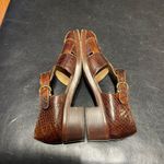 Joan & David Vintage Crocodile Embossed Leather Exotic Breatheable Chunky Loafers Flats Tomboy Masc Boho Block Cutouts D’orsay Woven Photo 2