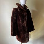 Vintage Brown Faux Fur Coat Costume Theatre Halloween XS/S Heavy Winter Coat Photo 7