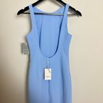Amanda Uprichard  Marbella Maxi Dress in Baby Blue Size X-Small NWT Photo 6