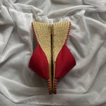 White Stag Stripped Open Toe Wedge Sandals Photo 7