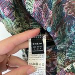 SheIn EUC |  women’s floral stitch embroidered pointed bandeau‎ tube top small Photo 2