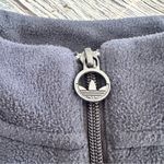 Adidas Athletic League Fleece Pullover Crop Top Womens Navy Blue 1/4 Zip Photo 5