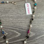 Betsey Johnson CRUISE CONTROL BLING AND SEAHORSE AND FAUX PEARLS Y NECKLACE Photo 2