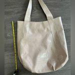 Tote Shoulder Bag Faux Crocodile Print Tan Color Purse Photo 4