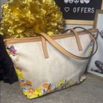 Etro Paisley Floral Zip Top Tote Bag Yellow Photo 3