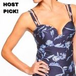 Athleta Periwinkle Purple Aqualuxe Square Neck Plunge Tankini Top Photo 1