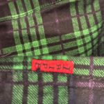 Tripp NYC Green & Black Plaid Mini Skirt | Size S Photo 2