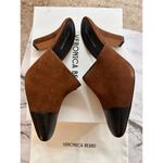 Veronica Beard NEW Carlotta Suede Mixed-Media Heel Brown/black size 9 Photo 4