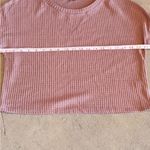 Charlotte Russe  Textured Mauve Long Sleeve Top Photo 4