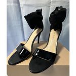 Marc Fisher  Smores Black Patent Leather Sexy Stiletto Heels Size 7.5M Photo 1