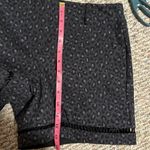 Rebecca Taylor  Black Leopard Printed Shorts Eyelet Trim- Size 2 Photo 5