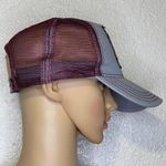 Kenny K. NWOT Gray and Wine Foxy Trucker Hat Mesh Photo 2
