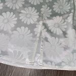 Cotton Candy LA White Flower Slit Mini Skirt Photo 2