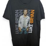 Luke Bryan graphic tee in black and grey with tour dates from 2019 size M Size M Photo 0