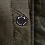 Michael Kors womens army green faux fur quilted vest size S Photo 5