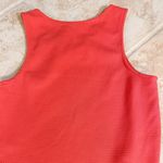 Poetry Orange Textured Knit Studded Crop Top, EUC, Size Small Photo 4