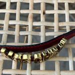 Moschino Logo Skinny Leather Belt Photo 3