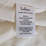 Cream Long Sleeve Mini Cocktail Dress Size XXL Lulus Cream Mini Dress Photo 7