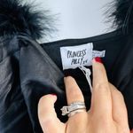 Princess Polly NEW So Extra Mini Dress is Black with feathers Photo 5