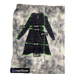 Free People Women's Size Small P Black/Gray Long Sleeve Collared Dress Photo 5