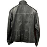 wilson's leather Wilson’s Maxima Genuine Black Lined Leather Zip Up Jacket with Pockets Photo 2