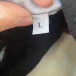 Bryn Walker  Black Linen Dress Long Tunic Pockets Cowl Neck Sleeveless Large Photo 2