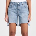 Levi's Premium 501 90s Cutoff Mid Thigh Jean Shorts Women's Size 28 Medium Wash Photo 13