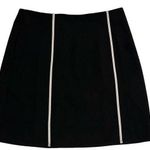 Modcloth NWT Black Skirt White Piping Photo 0