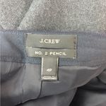 J.Crew  No. 2 Pencil 4P Wool Pencil Skirt in Classic Black n Gray Petite Photo 2