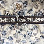 Joie  Floral Mini Dress Size 8 – Puff Sleeve, V-Neck & Belted Waist Photo 7