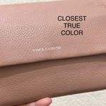 Vince Camuto Zosia Pebbled Leather Crossbody Bag in Vintage Quartz Old Rose Pink Photo 13