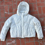 Sebby  White Puffer Jacket Size XL  Photo 0