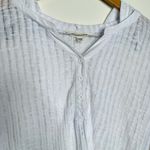 Billabong  Sheer White Swim Coverup w/ Hood Size Small Roll Tab Sleeves Ruching Photo 8