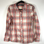 The North Face The North Face Long Sleeve Button Up Shirt Womens Large Plaid Cotton Roll Tab Photo 0