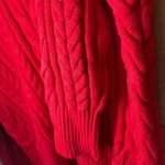 Philosophy Cable Knit Crew Neck Sweater in Red Apple, NWT Photo 8