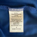 Just Me  Hemline Indigo Denim Blue Lace Dress Short Sleeve Keyhole Back Sz S NWT Photo 7