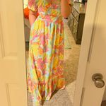 Skies Are Blue Floral Boutique Tropical Maxi Dress Photo 5
