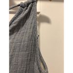 By Together Women's Size Medium Spaghetti Strap Cropped Cotton Wide-Leg Jumpsuit Pockets Photo 5