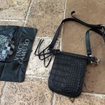 Vince Camuto Tal Belt Bag Black Croc Convertible Photo 1