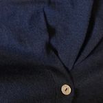 ZARA Navy Long Sleeve Wool Sweater Midi Dress Button front - S NWT Photo 8