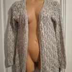 Maurice's XL Elegant Cream Open-Front Sweater Photo 0