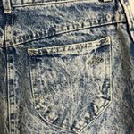 Chic Vintage Acid Wash High Rise Denim Skirt Size 11 Blue Photo 3