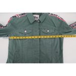 Tommy Hilfiger Denim Green Trucker Jacket with Logo Tape M Size M Photo 3
