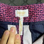 Laundry by Shelli Segal *Like New* Pink and Navy Greek Pattern LAUNDRY Women’s slacks Size 4 Photo 6