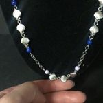 Talbots Silver Tone Sea Shell Long Necklace Photo 2